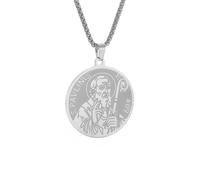 necklaces personalised necklace,Retro Ethnic Style Laser Marked Solomon Old Man Disc Pendant Necklace Hip Hop Rock Sweater Chain