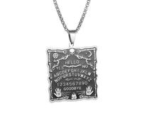 necklaces personalised necklace,Retro Gothic Skull Cross Devil Eye Letters Tarot Card Pendant Necklace for Men Women Jewelry Gifts