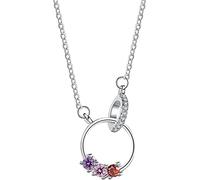 Necklaces PULABO Personalized Necklaces for Women Layered Necklaces for Women Multi-Layered Disc Necklace Long Necklaces for Girls Layer Necklaces Valentines Day Wife Girlfriend A14772 Creative