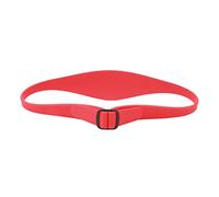 Neckline Shaving Template Adjustable Curved Silicone Hair Trimming Guide for Children Adults (Red)