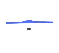 Neckline Shaving Template and Hair Trimming Guide, Silicone Curved Haircut Band for DIY Haircutting Creating Straight Neck Hairline, Fade and Taper Guide for Hair Clippers (Blue)