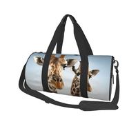 Necks of Giraffe Travel Duffle Bag for Men Women, Large Gym Weekender Bag with Shoulder Strap, Foldable Sports Overnight Bag