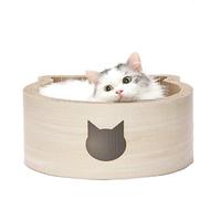 Necoichi Cat-headed Scratcher Bed, Birch, 0.77 kg