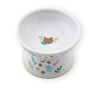 Necoichi Elevated Stress Free Cat Food Bowl, Elevated, Backflow Prevention, Dishwasher and Microwave Safe, No.1 Japan. (2022 Botanical Garden Limited Edition, Regular)
