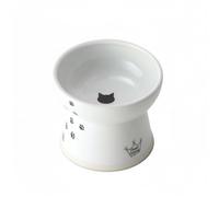 Necoichi Raised Cat Food Bowl Large, Cat