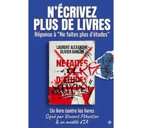 N'écrivez plus de livres: Réponse à "Ne faites plus d'études
