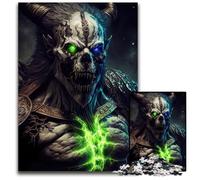 Necro Zombies 1000 Piece Jigsaw Puzzles for Adults Wooden Puzzles for Teenagers & Family Fun - DIY Brain Teaser Game Gift 50x75CM/19.68x29.52inch