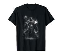 Necromancer Dark Wizard with Skeleton an Army T-Shirt