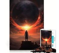 Necromancer Eclipse Adult Jigsaw Puzzles 1000 Pieces Mind Exercise Toy Calming Play Design Assembly Amazing Present (38x26cm)
