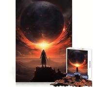Necromancer Eclipse Jigsaw Puzzle for Teenagers 1000 Pieces Memory Gain Calm Relax Design Assembly Classic Gift (50x75cm)