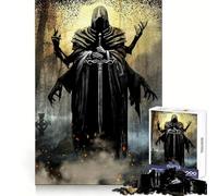 Necromancer on Graveyard 1000 Piece Jigsaw Puzzles for Adults Jigsaw Brain Play Relax Mind Sharp Edge Premium Gift (50x75cm)