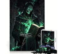 Necromancer's Forbidden Tome Jigsaw Puzzles for Teenagers 1000 Pieces Strong Logic Toy Shared Fun Clear Edge Lovely Present (38x52cm)