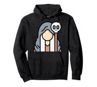 Necromancy Necromancer I Make Friends Pullover Hoodie