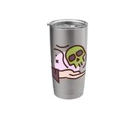 Necromancy Necromancer I Make Friends Stainless Steel Insulated Tumbler