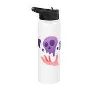 Necromancy Necromancer I Make Friends Stainless Steel Insulated Water Bottle