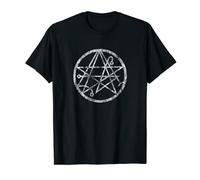 Necronomicon Symbol T-Shirt - Gothic Horror Distressed Print T-Shirt