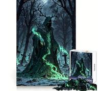 Necrotic Graveyard Revenant Hard Jigsaw Puzzle for Adults 1000 Pieces Think Toy Peaceful Fun Clean Cut Fine Art Piece (50x75cm)