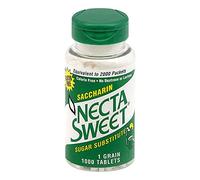 Necta Sweet Saccharin Tablets, 1-Grain, 1000 Tablet Bottle