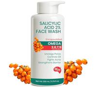 Nectar Happiness Korean Glow Essence 2% Salicylic Acid Face Wash for Oily & Acne-Prone Sega 3,6,7,9 | Unclogs Pores, Controls Oil, Fights Acne, Soothes Redness 200ml(Pack Of 1)