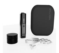 Nectar Hex Dry Herb Vaporizer | Complete Kit + 5 Years Warranty | 2-in-1 Vaporiser with Dosing Capsules, 24ct Gold Chamber, Rapid Heating, Adjustable Airflow, Fast Charging and 60mins Usage