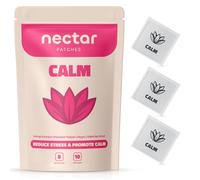 Nectar Patches Calm Patch | Natural Unwinding Support with Herbal Extract, Passion Flower, Valerian Root & Hops | Promote Calm (10 Patches)