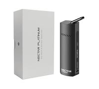 Nectar Platinum Dry Herb Vaporizer | Vaporiser for Herbs & Extracts with 3-Years Warranty | 10 Session Replaceable Battery, Isolated Airflow, Temperature Precision, High Exraction Yield