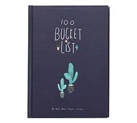 NectaRoy 100 Bucket List Gift Set, A Creative and Inspirational Bucket List Journal Book, Keep Track of Your Ideas and Adventures