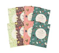 NectaRoy Mini Notebook Notepad Writing, Lined Paper Study Planner Notebook for Men Women Students, Pack of 10, Size 85mm x 120mm