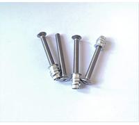 Nectite Guitar Neck Screws & Threaded Inserts - Hex/Allen - for Fender Stratocaster & Telecaster - M4, 40 mm for Fender-style bass (Set of 4 with Mounting Tool)