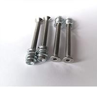 Nectite Guitar Neck Screws & Threaded Inserts - Hex/Allen - for Fender Stratocaster & Telecaster - M5, 40 mm (Set of 4 with Mounting Tool)