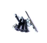 Nectite Guitar Neck Screws & Threaded Inserts - Hex Drive Black - for Fender Stratocaster & Telecaster - M5 × 35mm