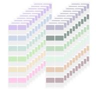 NECXON 240 Pcs Colorful Sticky Index Tabs for Efficient Organization & Quick Reference - Ideal for Office & Study(28 * 25mm)