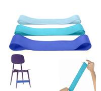 NECXON 3 Pcs Chair Bands ADHD Aids, Chair Bands for Sensory Chair ADHD Toys Wobble Cushion Fit Kids with Fidgety Feet Sensory ADHD Autism Anxiety Hyperactivity (0.4, 0.6, 0.8 mm, Blue)
