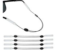 NECXON 4 Pcs Glasses Strap, Spectacles Cord Adjustable Glasses Chain for Women Non Slip Glasses Strap Sports Sunglasses Strap for Men Women (29 cm, White)