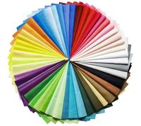 NECXON 50 Pcs Fabric, 10 x 10cm Material for Sewing Fat Quarters Fabric Bundles Colorful Quilting Fabric Squares Cotton Fabric Gingham Fabric for Home Party Craft DIY
