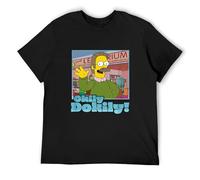 Ned Flanders Okily Dokily Men's T Shirt T-Shirt Black L
