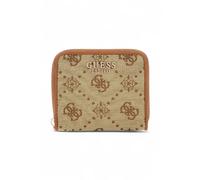 Neda 4G Peony Logo Mini Wallet - female - Guess - Wallets & Cardholders - Beige - ONE SIZE - Accessories ONE SIZE