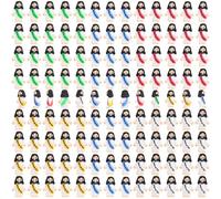 nedeqi 100 PCS Little Jesus Figures, Mini Jesus Figurines in Bulk, Tiny Pocket Rubber Jesus Love You Figure for Religious Party Favors, Sunday School, Baptism Gift, Easter Egg Stuffers (100)