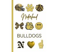 Nederland Bulldogs Spirit: Notebook: Custom 6x9 Lined Journal for Students, Teachers, and Fans of the Nederland Bulldogs