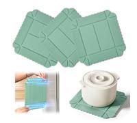 nediea 3 Pack Magnetic Silicone Trivets for Kitchen Workshops, Heat Resistant Mat for Hot Pots and Pans, Multifunctional Foldable Storage Tray, Non Slip Trivet Table Protector for Countertop