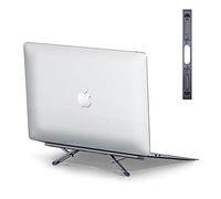 nediea Foldable Laptop Stand, Laptops Cooling Stand, Keyboard Tilt Stand, Ergonomic Laptop Feet for Desk, Keyboard Riser Compatible with 10-15.6” Notebooks