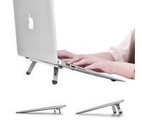 nediea Laptop Stand for Desk Mount, Laptop Cooling Stand, Keyboard Riser Feet, Ergonomic Laptops Elevator for Desk, Compatible with MacBook Air Pro, Dell, HP, Lenovo More 10-15.6” Laptops