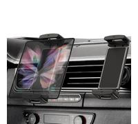 nediea Phone Holders for Your Car, Air Vent Car Phone Holder Mount for iPhone, Android, Rotatable Tablet Holder for Car, Compatible with iPad, Z Fold 6 5, Automobile Cradle for 4.7-12.9'' Devices (H)