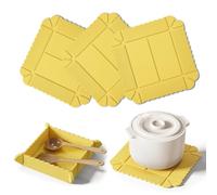 nediea Silicone Trivets for Kitchen Worktops, Heat Resistant Mat 3 Pack