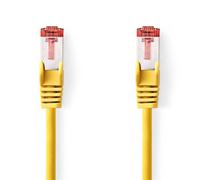 Nedis 0.25M 25Cm Cat6 Network Cable S/ftp Lszh Rj45 Male To Rj45 Male - Yellow