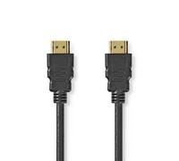 NEDIS High Speed HDMI™ Cable with Ethernet | HDMI™ Male | HDMI™ Male | 4K @ 60Hz | 18 Gbps | 1.50 m | Round | PVC | Black | Plastic Bag