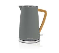 Nedis 1.7L Soft Touch Electric Kettle 2200W with Strix Controller, Grey