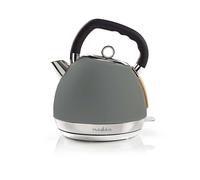 Nedis 1.8L Soft Touch Kettle 2200W with Strix Controller, Grey