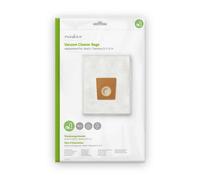 Nedis Vacuum Cleaner Bags, Replacement for Bosch/Siemens D - F - G - H, 10x Microfibre Dustbags with 5-Layer Filter System & 1x Microfilter, Self-Closing System
