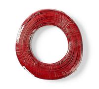 Nedis 100M 2X 0.35mm Multi-Strand Loud Speaker Cable Wire For Home Car Audio Black Red